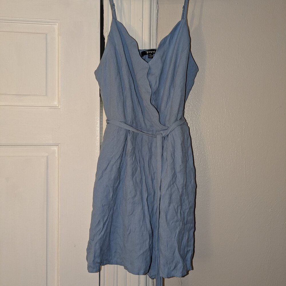 Francesca's Mini Blue Romper